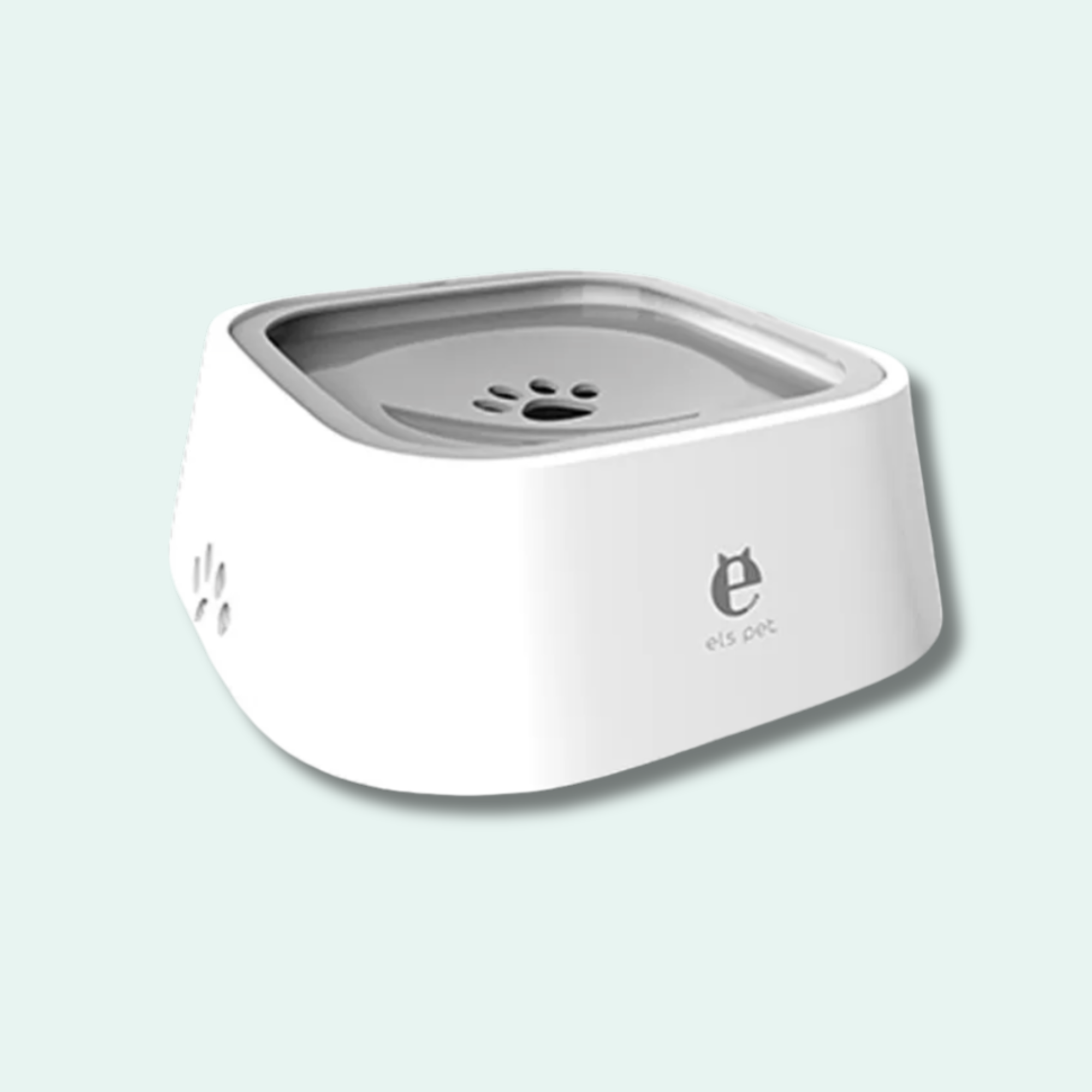 No-spill non-slip pet bowl for dogs and cats